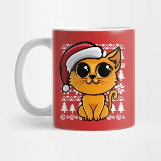 Meowy Christmas Mug